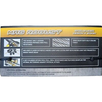 Magnum Plus Heavy Duty Cable Lock  90cm x 20mm