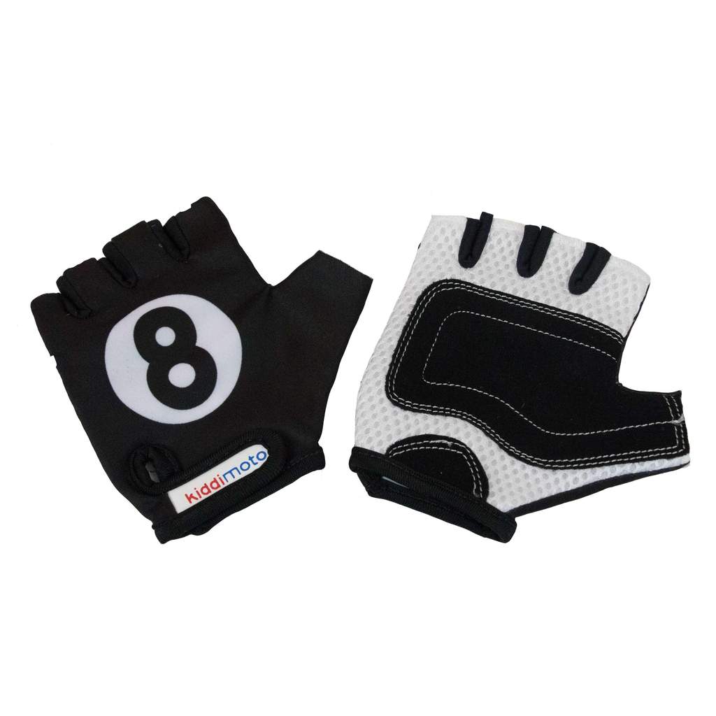 kiddimoto handschuhe Kiddimoto 8 Ball Cyling Gloves, childrens cycling gloves, toddlers cyling gloves, scooter gloves – Minibikers Cycles