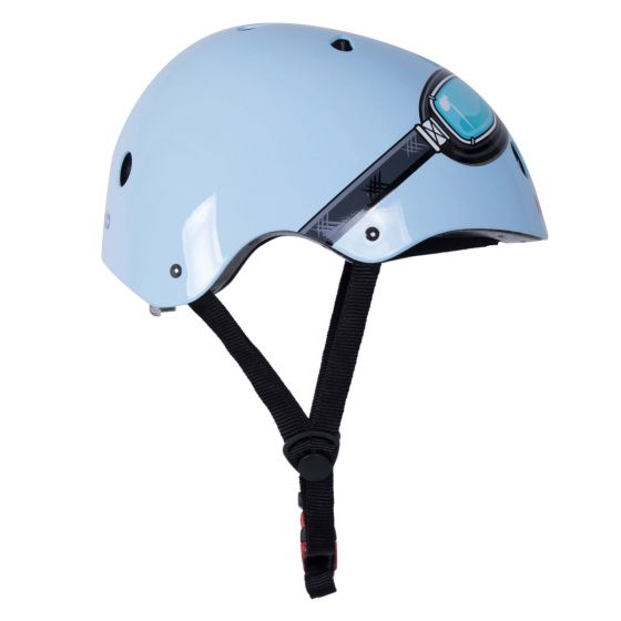 Kiddimoto Blue Goggle Kids Cycling/Skateboarding Helmet
