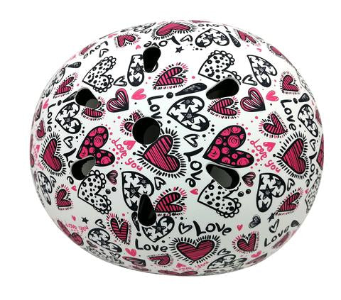 Kiddimoto Love Cycling/Skateboarding Helmet