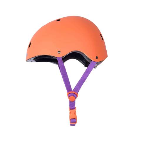 Kiddimoto Matte Orange Kids Cycling/Skateboarding Helmet