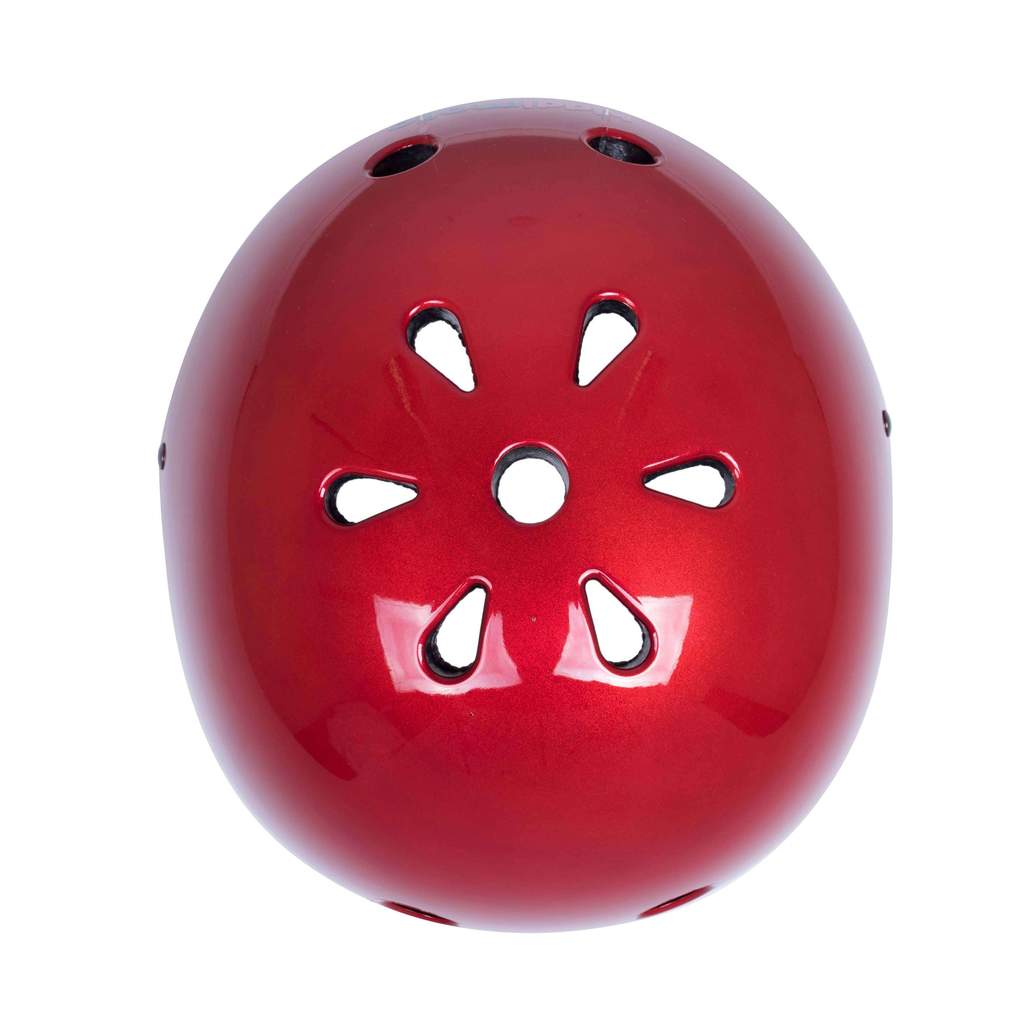 Kiddimoto Metallic Red Cycling/Skateboarding Helmet