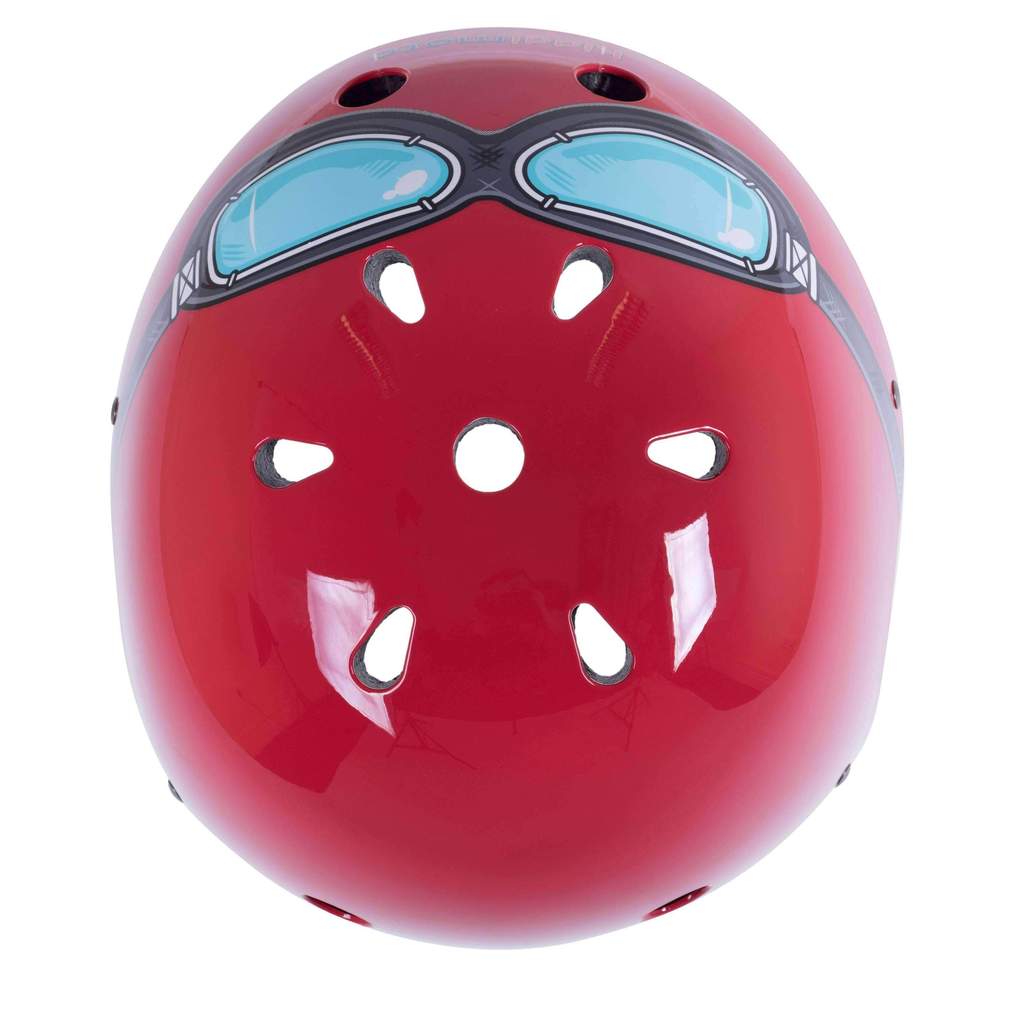 Kiddimoto Red Goggle Cycling/Skateboarding Helmet