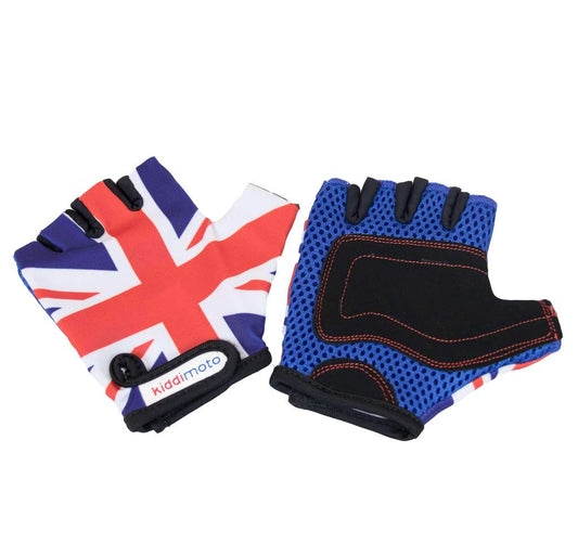 Kiddimoto Union Jack Kids Cycling Gloves