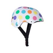 Kiddimoto Pastel Dotty Kids Cycling/Skateboarding Helmet