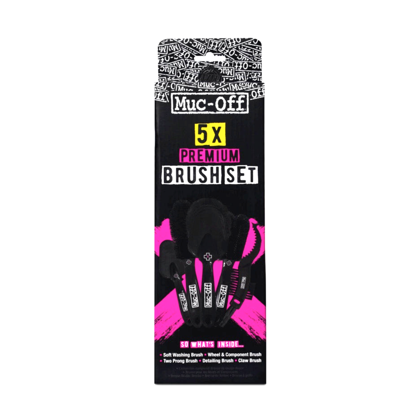 Muc-Off Premium 5 Pack Cleaning Brushes