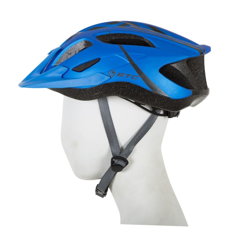 ETC L630 Cildren's Leisure Helmet White/Gold, Black, Blue. Size 53cm-58cm