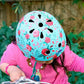 Kiddimoto Floral Kids Cycling/Skateboarding Helmet