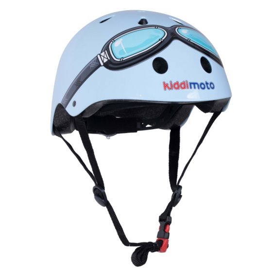 Kiddimoto Blue Goggle Kids Cycling/Skateboarding Helmet