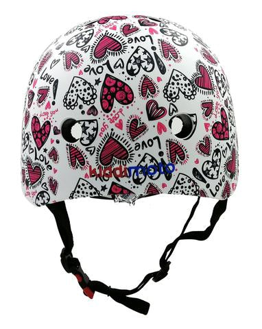 Kiddimoto Love Cycling/Skateboarding Helmet