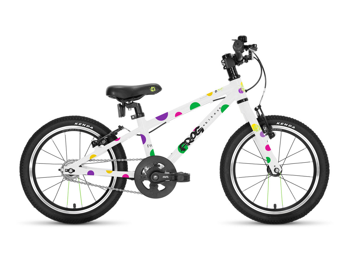 Frog Bikes 44, 16 Inch Hybrid Kids Bike - Spotty