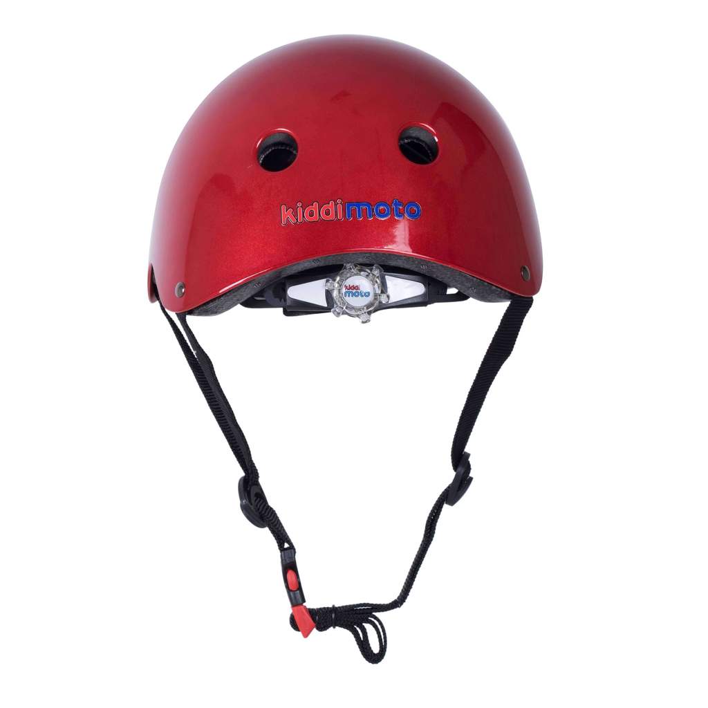 Kiddimoto Metallic Red Cycling/Skateboarding Helmet