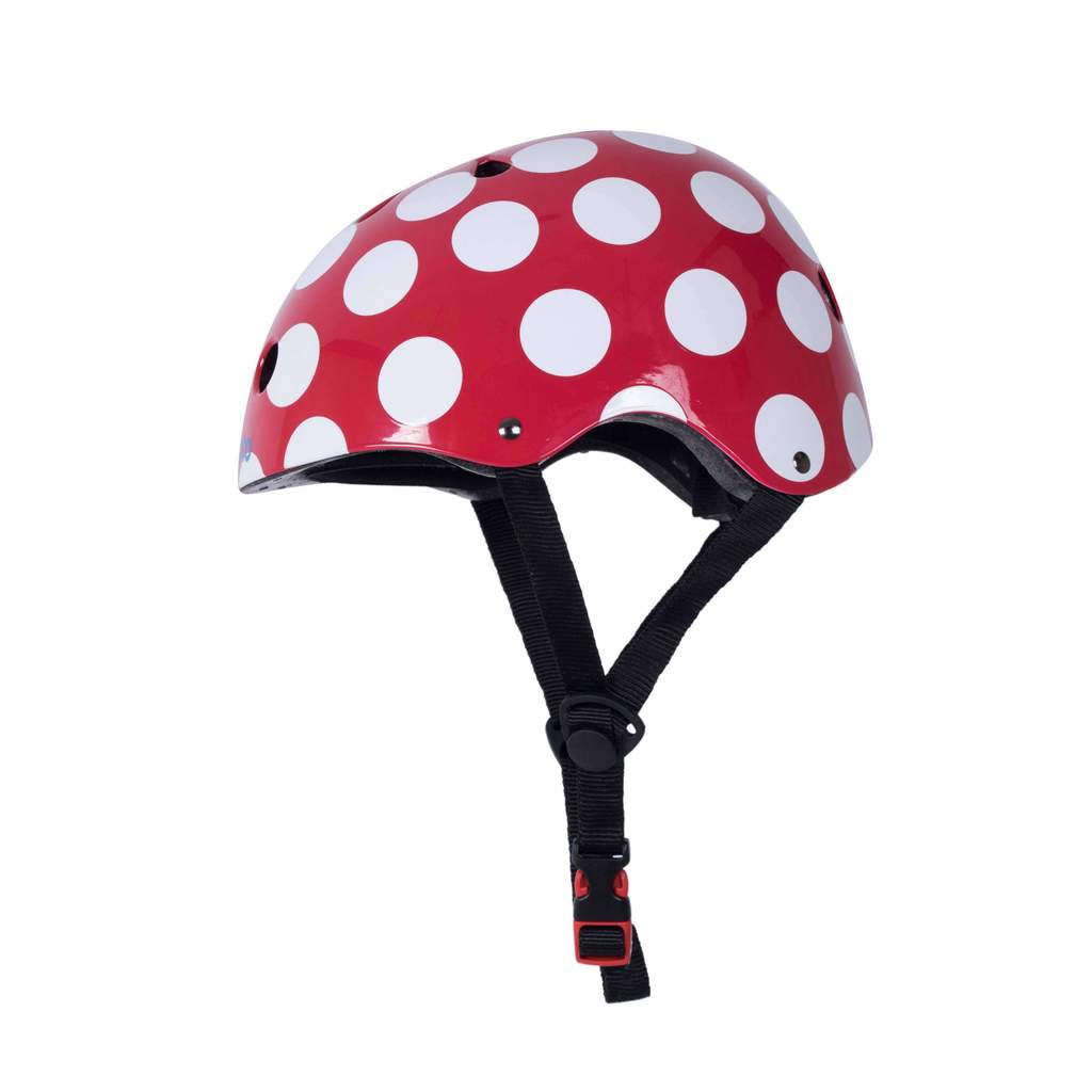 Kiddimoto Red Dotty Cycling/Skateboarding Helmet