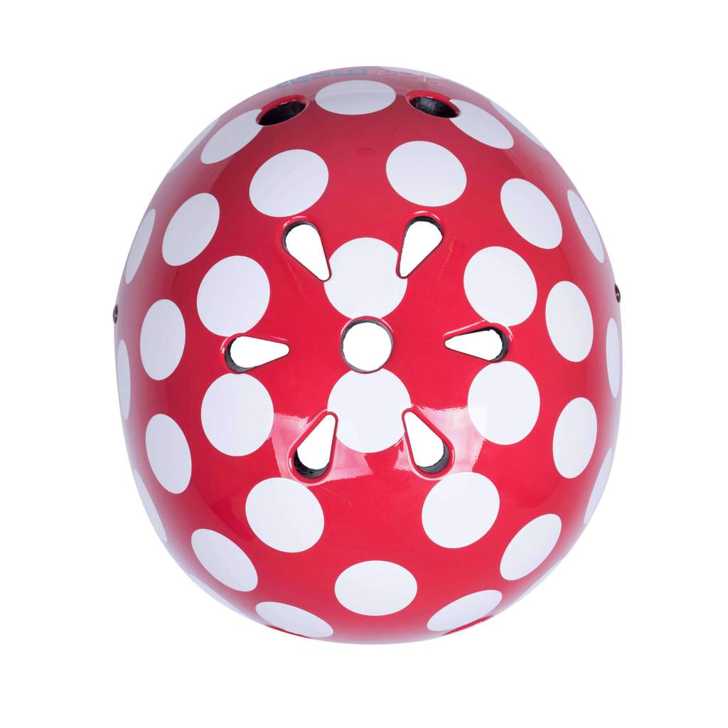 Kiddimoto Red Dotty Cycling/Skateboarding Helmet