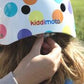 Kiddimoto Pastel Dotty Kids Cycling/Skateboarding Helmet