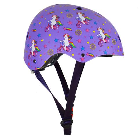 Kiddimoto Unicorn Kids Cycling Skateboarding Helmet Minibikers
