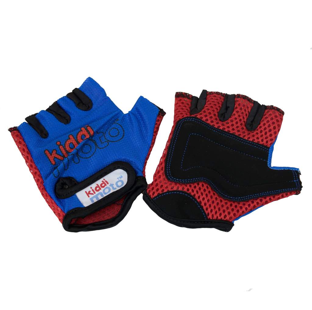 Kiddimoto Blue Cycling Gloves
