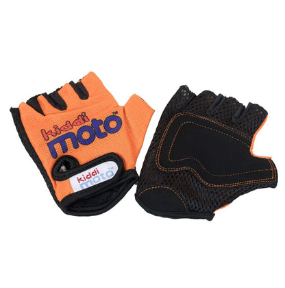 Kiddimoto Orange Cycling Gloves